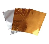 Pochette de 15 feuilles métallisées A4 adhésives