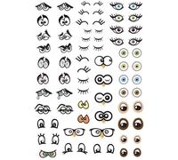 Pochette De 188 Gommettes Panache Yeux 148x210 Mm