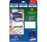 Pochette de 250 cartes visite impression arrond…