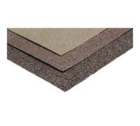 Pochette de 3 feuilles papier abrasif corindon grain moyen 80 - NESPOLI - 749320
