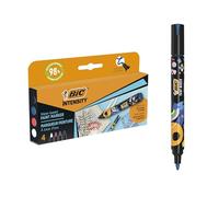 Pochette de 4 marqueurs peinture BIC Intensity pointe Ogive moyenne