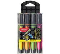 Pochette de 4 surligneurs MAPED Fluo Peps Max G