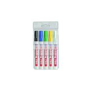 edding Marqueurs peinture 750 - pointe ronde 2-4 mm - étui de 5 assortis