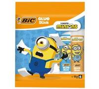 Pochette de 6 bâtons de colle BIC Minions Multicolore G