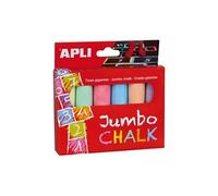 Pochette de 6 craies Geantes Couleurs