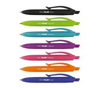 Pochette de 7 mini stylos à bille rétractable Milan assortiment