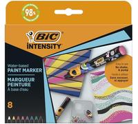 Pochette de 8 marqueurs peinture BIC Intensity pointe Ogive moyenne
