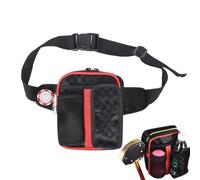 Pochette de Billes de Golf - Pochette De Ceinture De Golf - Ceinture Porte-Accessoires Portable pour Valeurs Cartes Clés Tees Golfeuses Parcours Sportif Extérieur