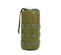Pochette de camping Molle pour bouteille d'eau, 1000D en nylon tactique militaire avec cordon de serrage réglable, s'adapte à la plupart des bouteilles standard (vert)