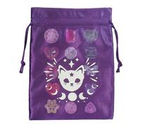 Pochette de carte de tarot, sac de tarot | Sac de rangement à cordon en velours | Porte-cartes de Tarot souple, accessoires de Tarot multifonctionnels, sacs à bijoux pour cartes Oracle pour fête de no