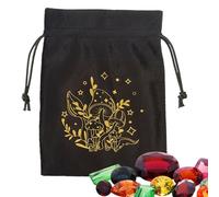 Pochette de carte de tarot, sac de tarot | Sac de rangement en velours pour bijoux,Porte-cartes de Tarot souple, accessoires de Tarot multifonctionnels, sacs à bijoux pour cartes Oracle pour fête de n