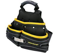Pochette de ceinture à outils, pochette de fixation avec 3 poches larges pour outils, clous et petites pièces, pochette de travail pour outils pour constructeurs, charpentiers, TOUGH MASTER