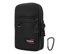 Pochette De Ceinture Avec Passant Pour Lampe Torche - Poches De Rangement Pour Téléphone Et Organiseur Zippé | Système De Sac Banane Pour Smartphone, Solution De Rangement Pour Équipement De Plein Air