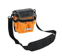 Pochette de ceinture de travail - 20 x 17 x 9 cm - 20 x 17 x 9 cm - Avec sangle d'épaule, support d'outils détachable, résistant à l'abrasion pour l'entretien de la construction professionnel jardin à