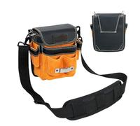 Pochette de ceinture de travail - Sac banane étanche avec sangle, plusieurs poches, pochette détachable pour outils d'électricien pour entretien électrique, réparation, jardin, usage domestique, 20 x
