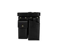 Pochette de ceinture Femme Effet Cuir Sangle Ajustable Noir
