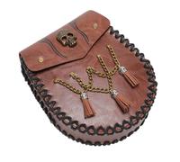 Pochette de ceinture médiévale - Portefeuille à langer en cuir synthétique, sac de taille portable | Support de téléphone et sac de ceinture pour homme, accessoires de la Renaissance, sac de ceinture