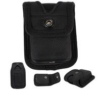 Pochette de ceinture pour ceinture de 2 à 2, 25 pouces, pochette pour téléavertisseur/gants en nylon pour le service, service avec double boucle, sac pour camping extérieur intérieur, randonnée, chass