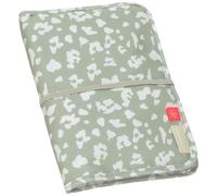 LÄSSIG Baby Sac à couches avec matelas à langer, y compris compartiment pour lingettes humides pour les déplacements/Changing Pouch Leo light khaki
