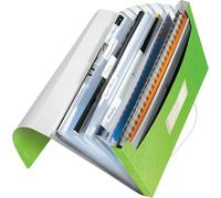 Pochette De Classement A4, Contient Jusqu'à 250 Feuilles A4, Fermeture Élastique, Plastique Souple, Vert, Wow, 45890054