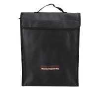 Pochette de classement ignifuge portable SustVita avec conception pliable pour stocker des certificats et des passeports, un sac à documents ignifuge organisé avec conception à