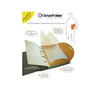 Generique Pochettes de rangement Smartfolder Pack de 6 format A4 Bleu