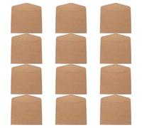 Pochette de Classement Papier 12 Pièces à Ficelle Kraft, A4 | Dos Plat et Face Vierge, Ouverture Rapide et Système de Fermeture Pratique, pour Courrier, Cartes, Factures et Dossiers