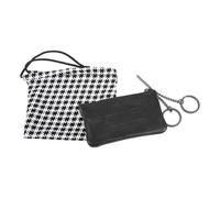 Pochette de clé motif pied de poule SSI pour Porsche