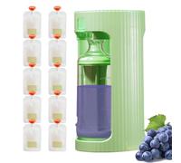 Pochette de compote de pommes - Paquet alimentaire rechargeable, 9,5 x 8,1 x 18 cm, presse-purée portable pour collations, remplissage de fruits avec rangement facile, récipient d'alimentation