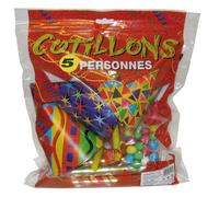 Pochette de cotillons - SUPER PROMO - pour 5 personnes - 40 boules - accessoires fête