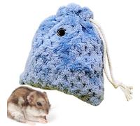 Pochette de couchage Sugar Gliders,Cage en coton chaud Sugar Glider - Sac de transport confortable avec cordon de serrage et ventilation respirante pour écureuils cochons d'Inde