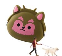 Pochette de dressage de friandises pour chien, sac de friandises pour chien,Conteneur de collation en silicone pour animaux de compagnie | Fanny Pack, distributeur de nourriture pour chien étanche