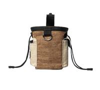 Pochette de dressage pour chien avec distributeur de sacs à déjections canines de grande capacité pour récompenses à croquettes et appâts pour animaux de compagnie Comprend un bol pliable et une
