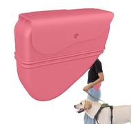 Pochette de friandises en silicone pour chien, pochette de dressage de friandises pour chien - Sac banane en silicone,Support de friandises pour aliments pour animaux de compagnie, avec pince à la tai