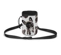 Pochette de friandises pour chien Bouledogue français, pochette de dressage pour chien, sac de dressage pour chien, Bouledogue français, Taille unique, Sac de dressage pour chien