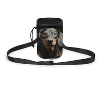 Pochette de friandises pour chien teckel - Sac de dressage pour chien, Tapis Teckel, Taille unique, Sac de dressage pour chien