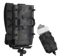 Pochette de Garrot Molle Tout Terrain Avec Support Trousse de Premiers Secours for Saignement d'urgence Contrôle Extérieur EMT Contrôle Hémostatique d'urgence(Mcbk)