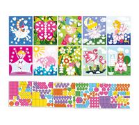 Sycomore Kit créatif enfant CRE44030 – Gommettes autocollantes tableau à compléter dès 3 ans