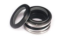 pochette de joints spi d'étanchéité à lèvre Joint d'arbre de pompe à eau mécanique, diamètre intérieur 10/12/14/18/20/24/25/30 mm, bague en carbone/SiC, modèle MG1/109 Joint de vilebrequin(25mm)