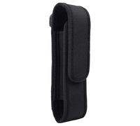 Pochette de lampe de poche, étui compact en nylon, étui de lampe de poche, support de lampe de chasse, pochette de transport portable, équipée d'un système de fixation à breloques, fabriquée à partir