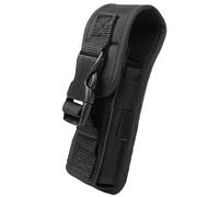 Pochette de lampe de poche tactique portable LED torche étui pour ceinture de service Molle Sac de taille Outils de survie pour la chasse (Short Type)