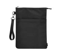 Pochette de livre zippée pour avec poche | Matériaux de protection en polyester avec design résistant chocs, plusieurs tailles de livres pour les voyages