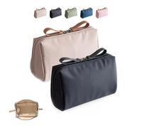 Pochette de Maquillage de Voyage strealinem Streamline pour Femmes, Mini Pochette de Maquillage de Voyage étanche Portable pour Le Rangement Quotidien, Utilisation multifonctionnelle (2PCS-C)