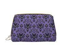 Pochette de maquillage en cuir pour femme Motif chat, Haunted Mansion, Taille unique