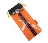 Pochette de Marteau Tente Camping Portable Tent Stakes Bag Hammer Poche À Ongles pour Randonnée Camping Tente Marteaux et Autres Accessoires(Orange)
