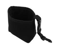 Pochette de Nettoyage de Golf en Néoprène, Noire, Clips Détachables | Intérieur Dédié au Nettoyage, Séchage Rapide, pour Balles et Moufles, Usage au Parcours, Côté Chariot