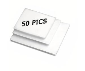 Pochette De Plastification A4/A5/A6 Pack de 50 Feuilles Plastifieuse Épaisseur 2x80 (160) Microns Finition Brillante Design à Coins Ronds Pour Dokumente Fotos und Poster