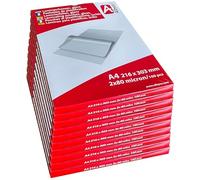 Pochette de Plastification Albyco A4 | Feuille de Plastification | Brillante | Par 10 Paquets de 100 Pièces | Épaisseur 2x80 | (160) Microns