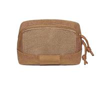 Pochette de Poche modulaire Tactique Molle Petit Outil Port Quotidien Ceinture Crochet Boucles élastiques Plaque Carrier Gilet de Chasse Militaire Mini Sac extérieur (Tan)