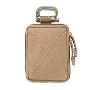 Pochette de premiers secours médicale Molle - Compact - Tactique - Pour le camping, la chasse, la randonnée, la maison, la voiture et les aventures - Gris